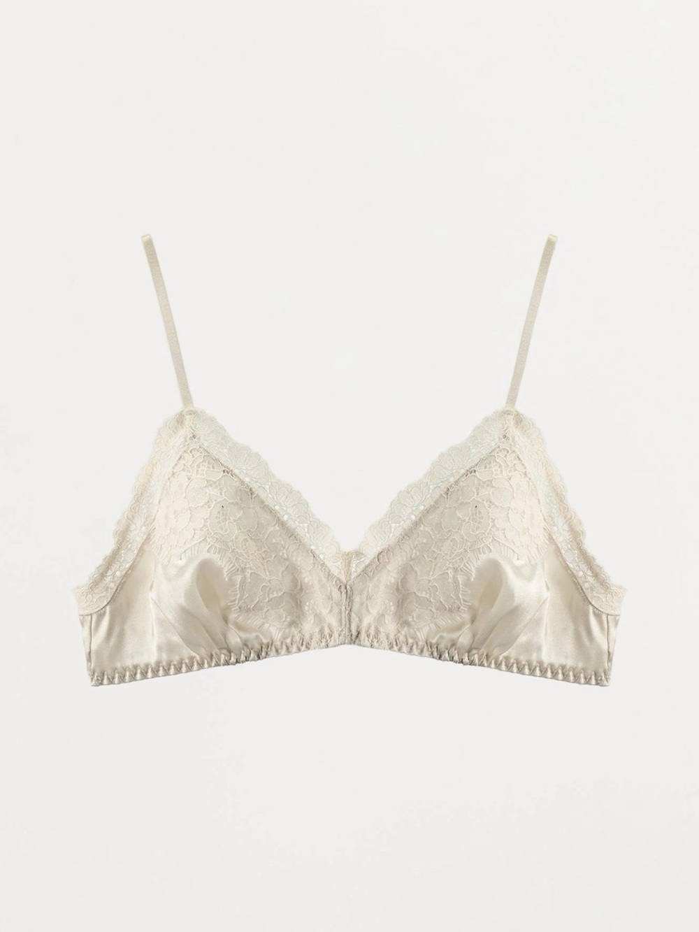 NEW Zara Silk Lace Bralette